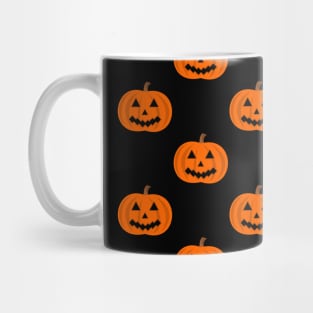 Spooky Pumpkin Pattern Mug